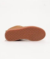 Vans Cab 4 Brown & Gum Skate Shoes