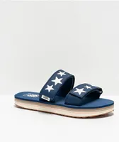 Vans Cayucas Star Gibraltar Sea & Marshmallow Platform Slide Sandals