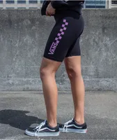 Vans Chalkboard Black & Pink Bike Shorts