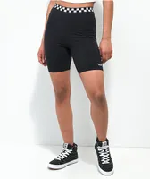 Vans Checkered Black Bike Shorts
