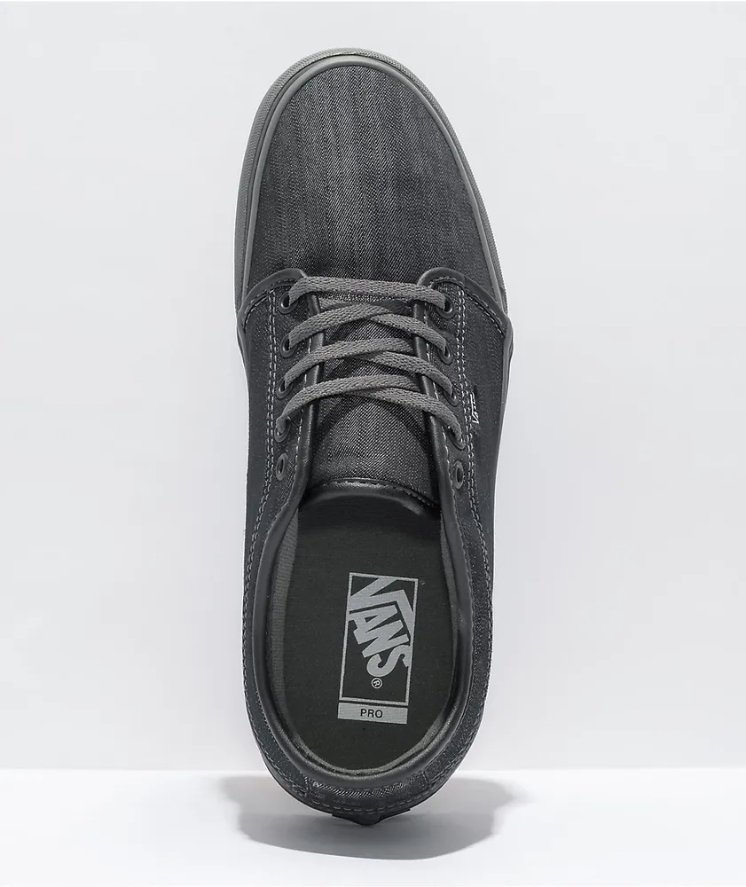 Vans Chukka Low Dark Grey Canvas & Pewter Skate Shoes