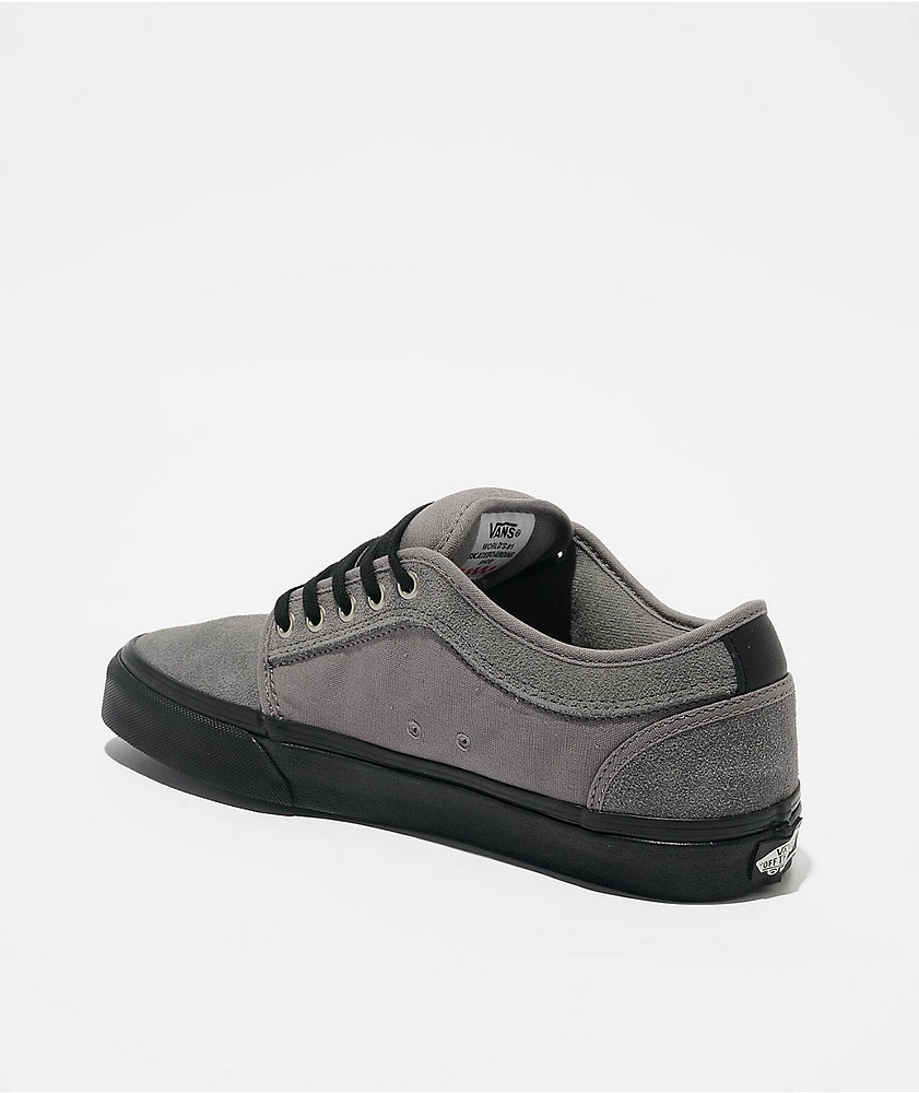 Vans Chukka Low Frost Grey & Black Skate Shoes