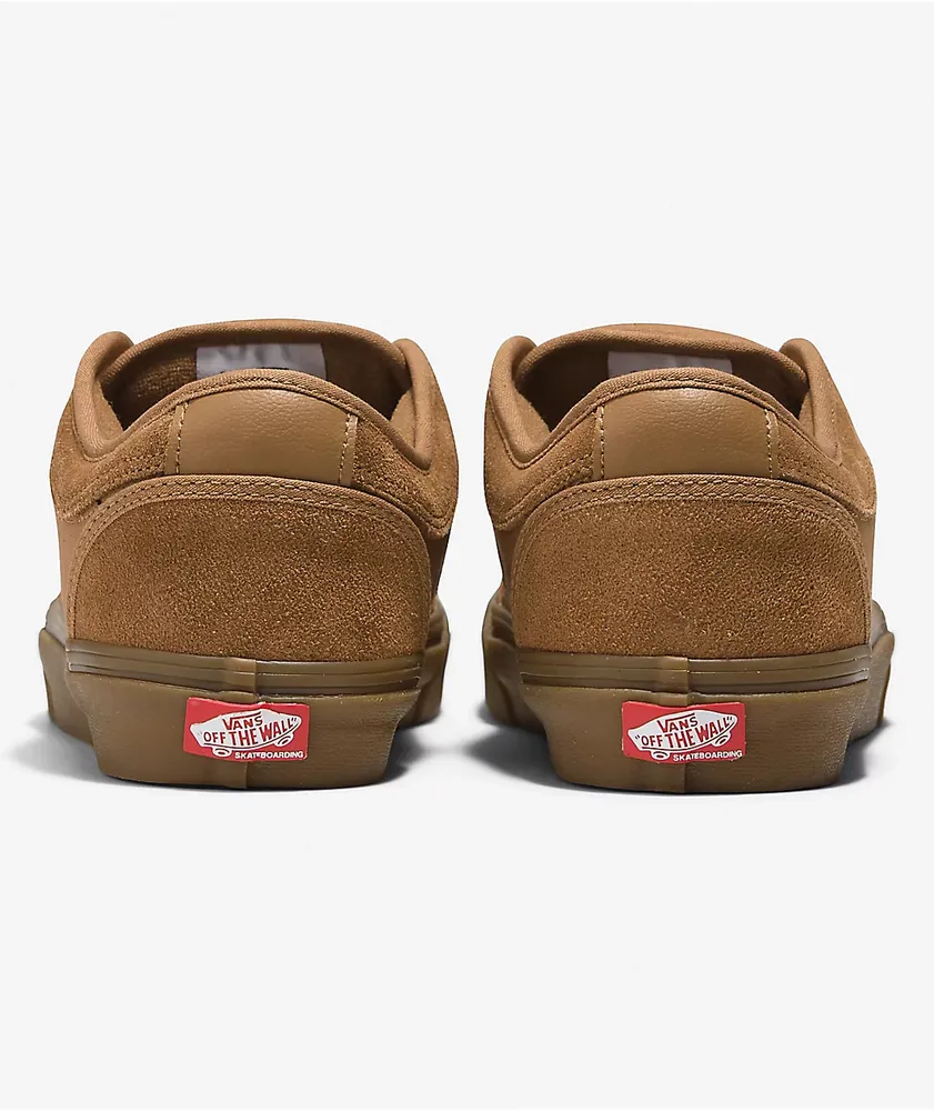 Vans Chukka Low Light Brown & Gum Skate Shoes