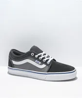 Vans Chukka Low Sidestripe Asphalt & Blue Skate Shoes