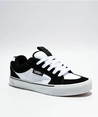 Vans Chukka Push 2 Tone Black & White Skate Shoes