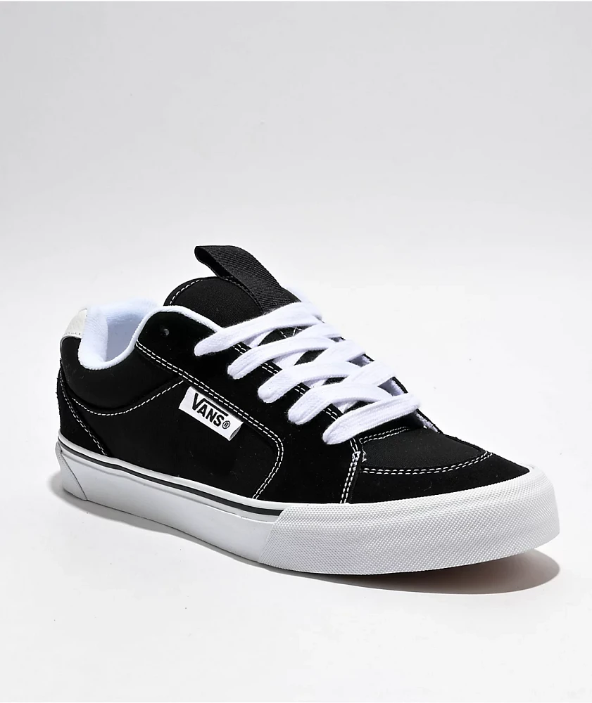 Vans Chukka Push Black & White Skate Shoes