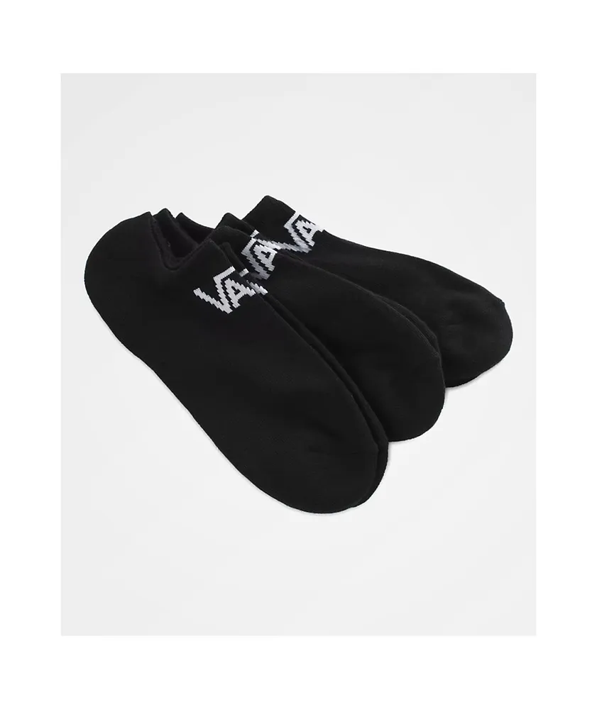 Vans Classic Kick Black 3 Pack Low Cut Socks