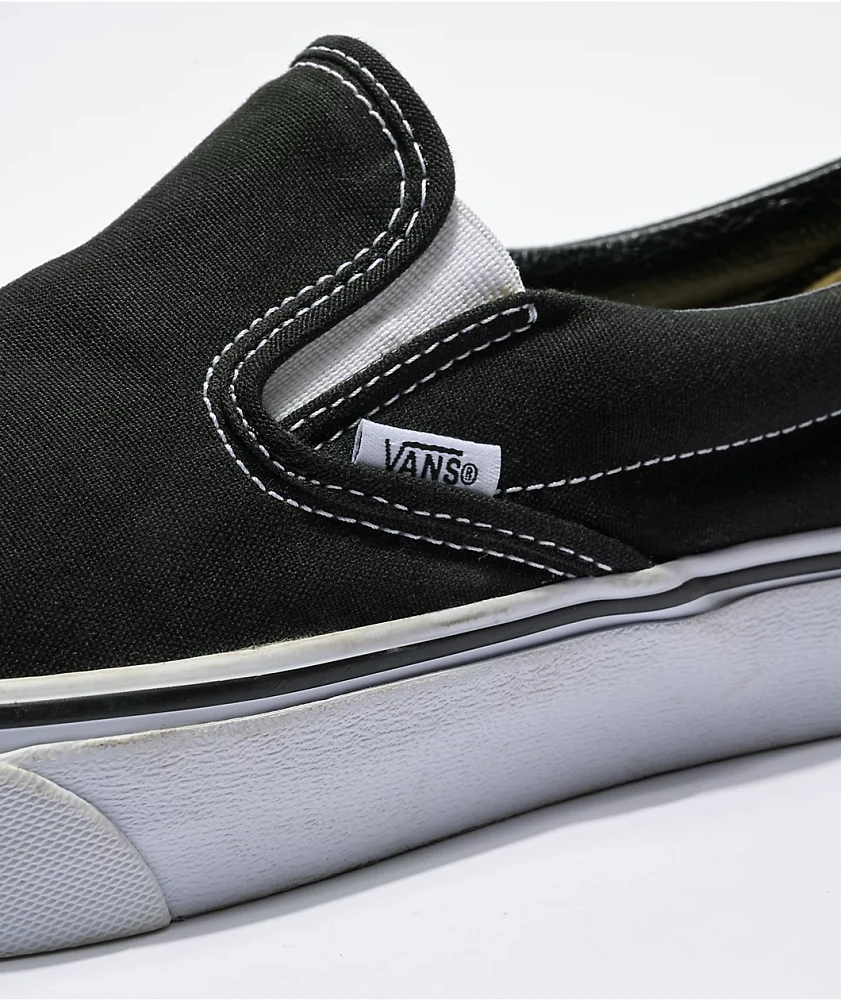 Vans Classic Slip-On Black & White Shoes