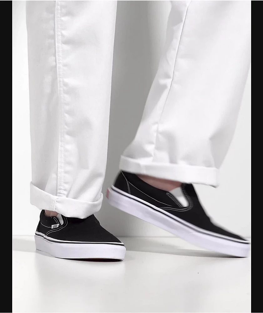 Vans Classic Slip-On Black & White Shoes