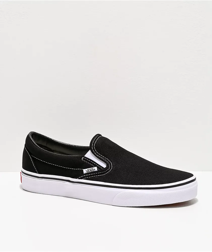 Vans Classic Slip-On Black & White Shoes