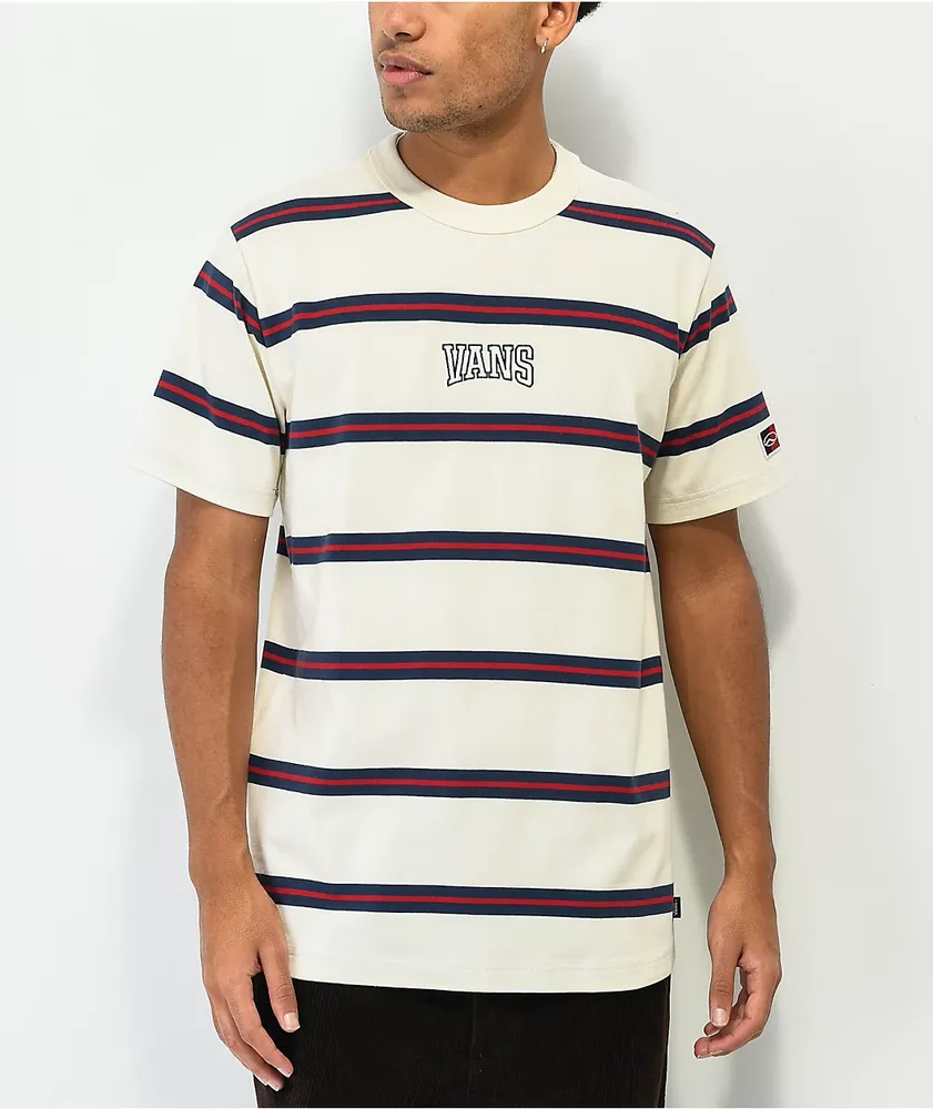 vans navy stripe