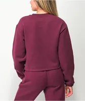 Vans ComfyCush Grape Crop Crewneck Sweatshirt