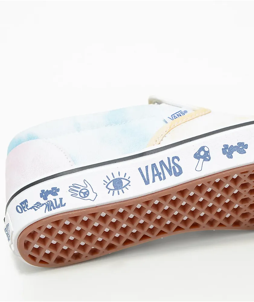 Vans ComfyCush Slip-On Pastel Tie Dye Shoes