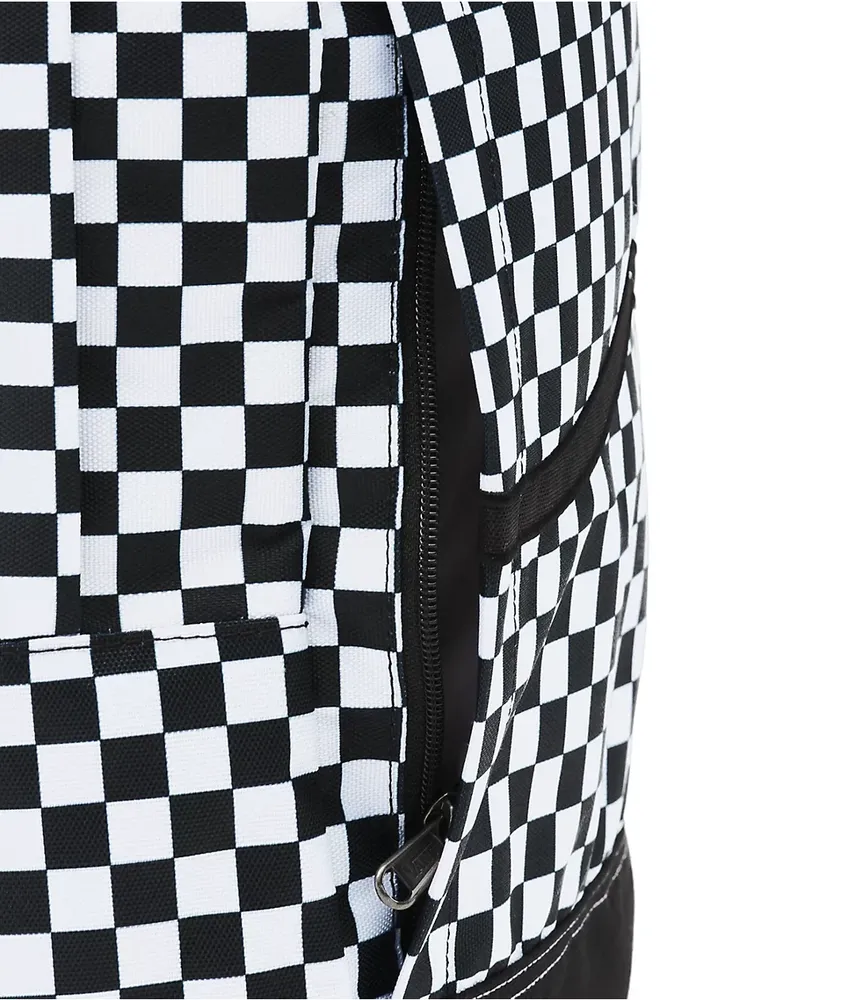 Vans Construct Skool Black & White Checkerboard Backpack