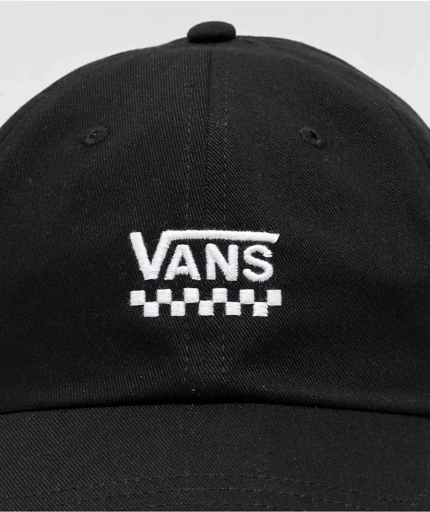 Vans Court Side Black Strapback Hat