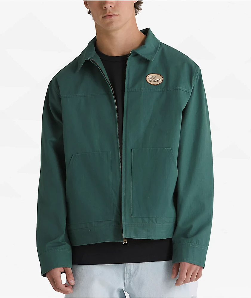 Vans Coyle Bistro Green Cropped Canvas Jacket