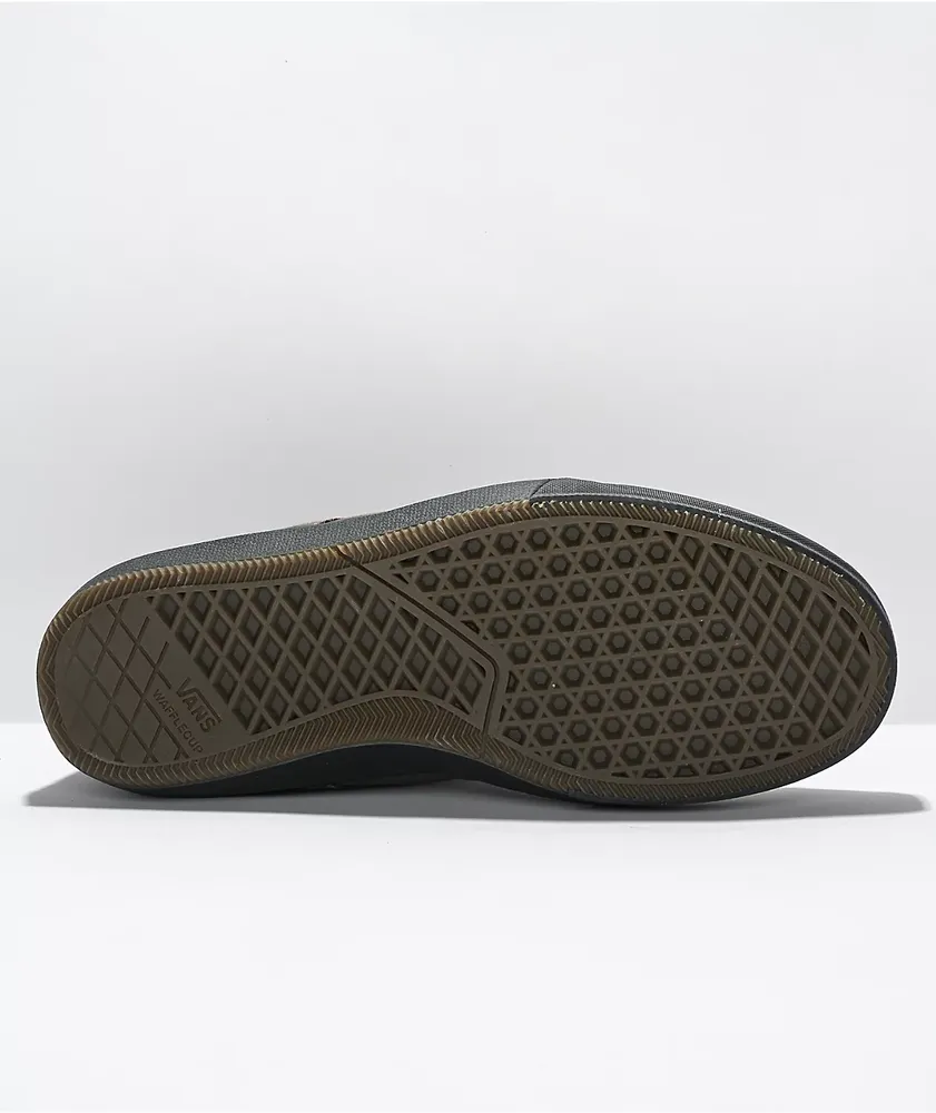 Vans Crockett High Bungee Cord & Black Skate Shoes