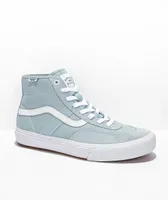 Vans Crockett High Winter Sky & White Skate Shoes