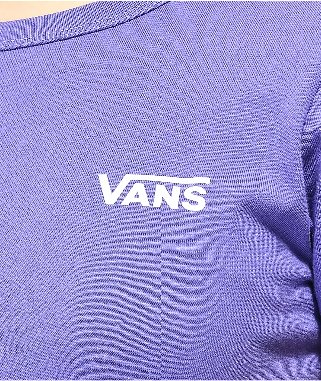 vans purple t shirt