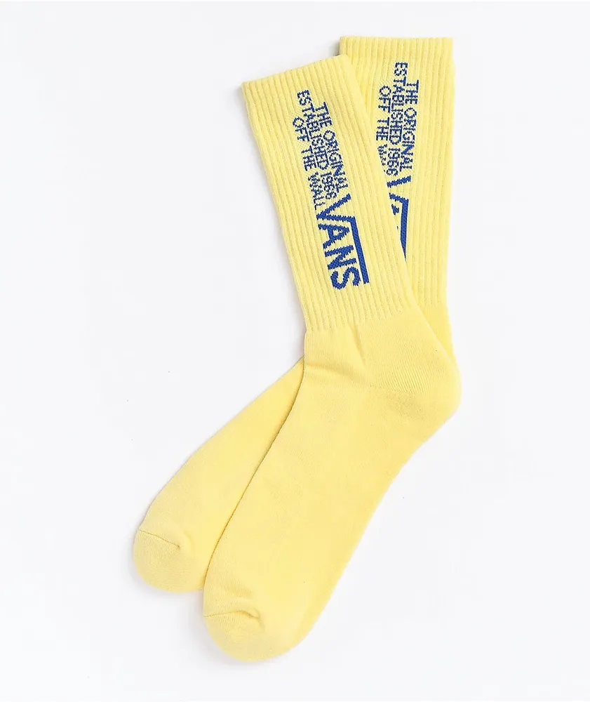 Vans DNA Mellow Yellow Crew Socks