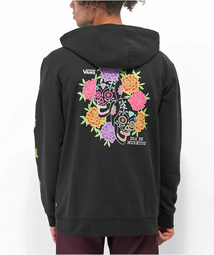 Vans Day Of The Dead Black Hoodie