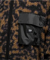 Vans Debrusk Sepia & Black Sherpa Zip Jacket