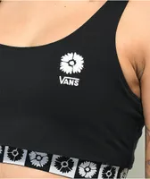 Vans Deco Flower Brami Black Sports Bra