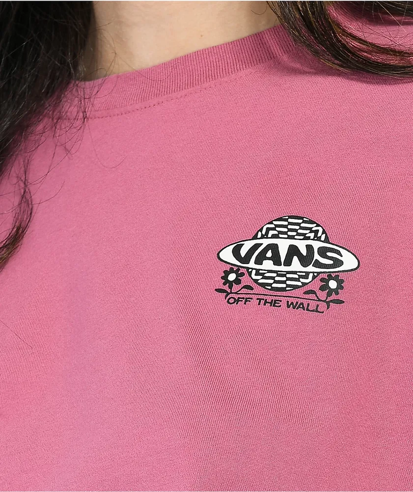 Vans Deep Root Pink Long Sleeve T-Shirt