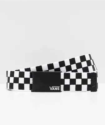 Vans Deppster Black & White Checkered Web Belt