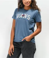 Vans Drop Out Cement Blue T-Shirt