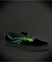 Vans Era Electric Flame Black & White Skate Shoes