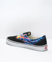 Vans Era Electric Flame Black & White Skate Shoes