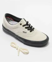 Vans Era Skate Marshmallow & Black Skate Shoes