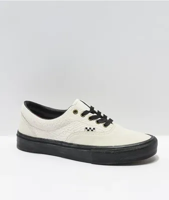 Vans Era Skate Marshmallow & Black Skate Shoes