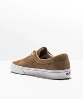 Vans Era Tobacco Brown Pig Suede Skate Shoes