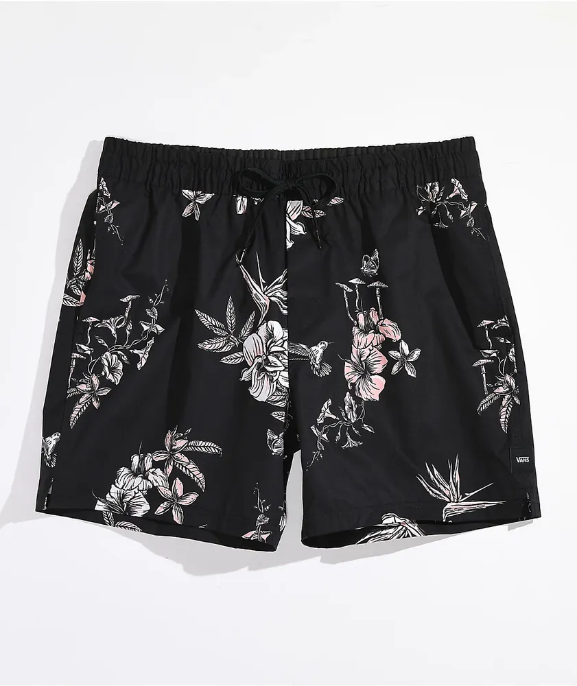 Vans Essential Floral Black Board Shorts