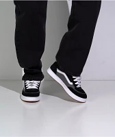 Vans Estazzo Black & White Skate Shoes