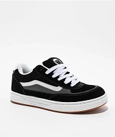 Vans Estazzo Black & White Skate Shoes