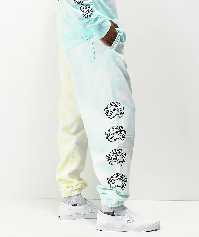 Vans Experience Blue & Yellow Tie Dye Sweatpants