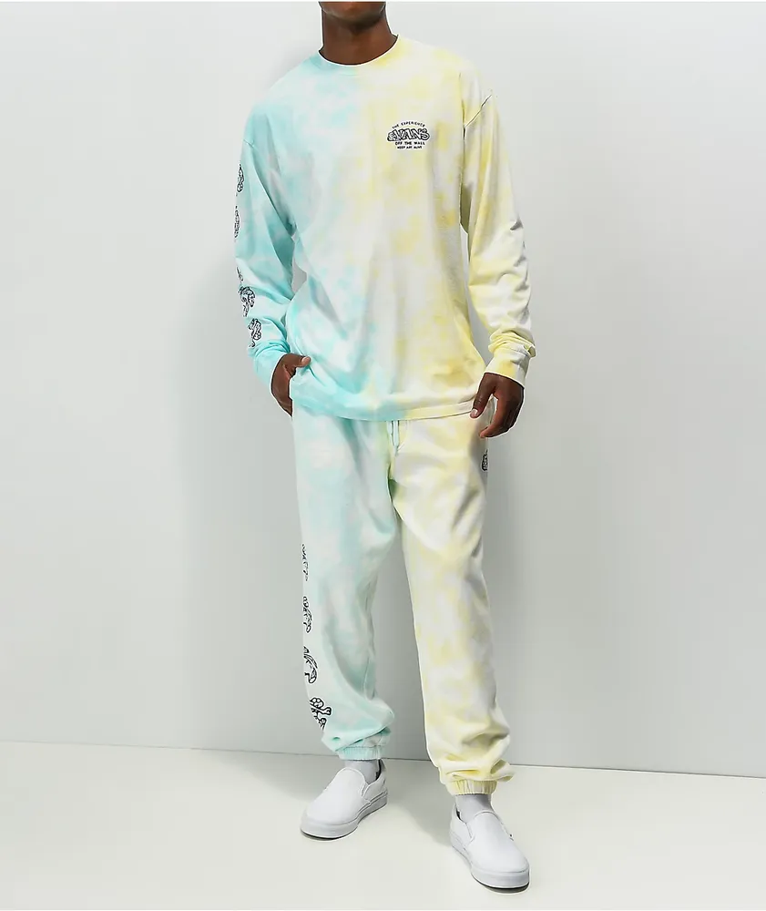 Vans Experience Blue & Yellow Tie Dye Sweatpants