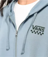 Vans Extra Fun Blue Oversize Zip Hoodie