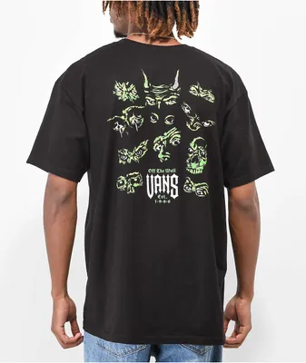 Vans Eyes In The Dark Black T-Shirt