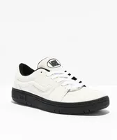 Vans Fairlane White & Black Skate Shoes