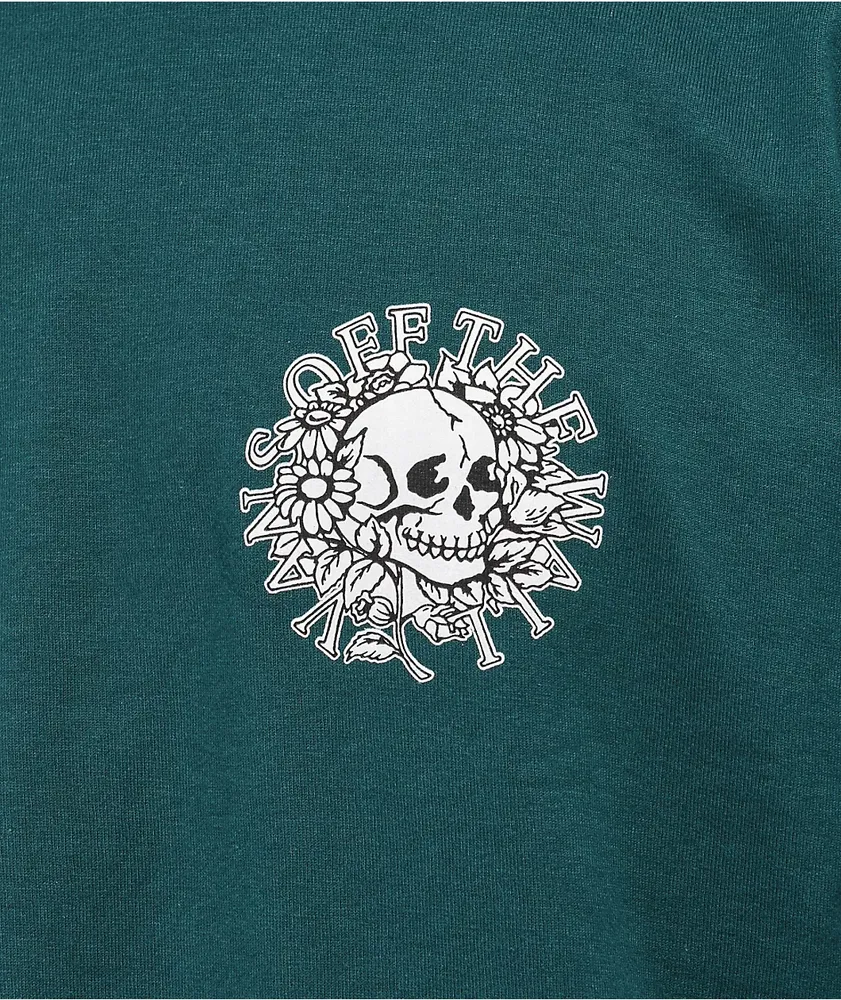 Vans Floral Skull Garden Green T-Shirt