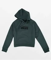 Vans Flying V Green Crop Hoodie