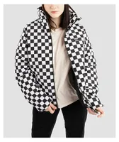 Vans Foundry Print MTE Black & White Checker Puffer Jacket