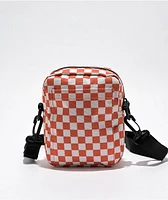 Vans Go Getter Coral Checker Crossbody Bag