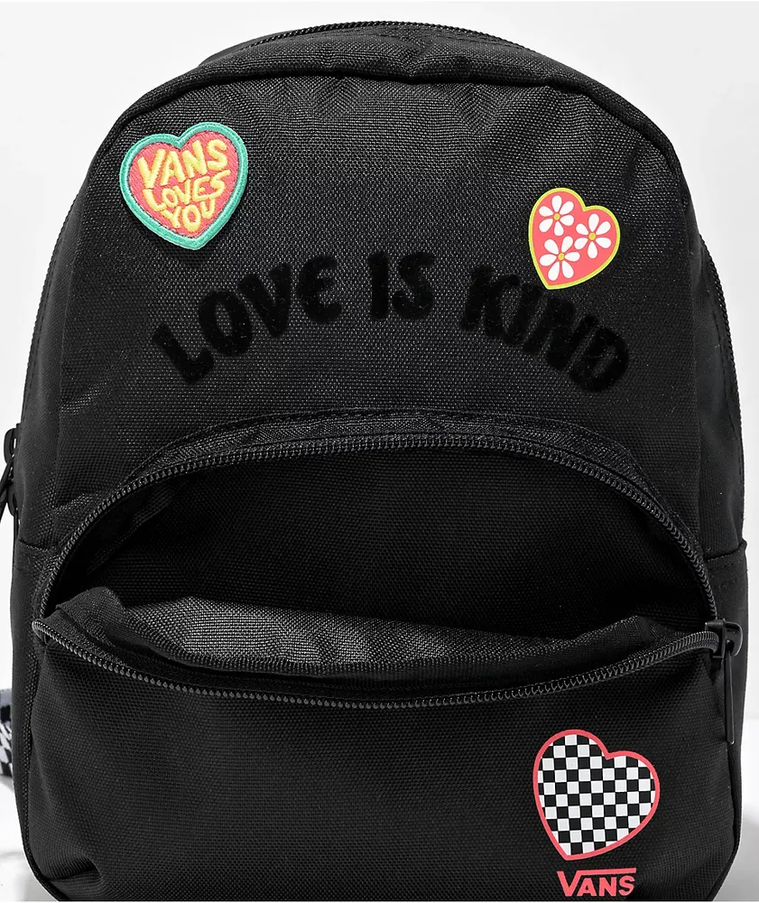 Vans Got This Love Is Kind Black Mini Backpack