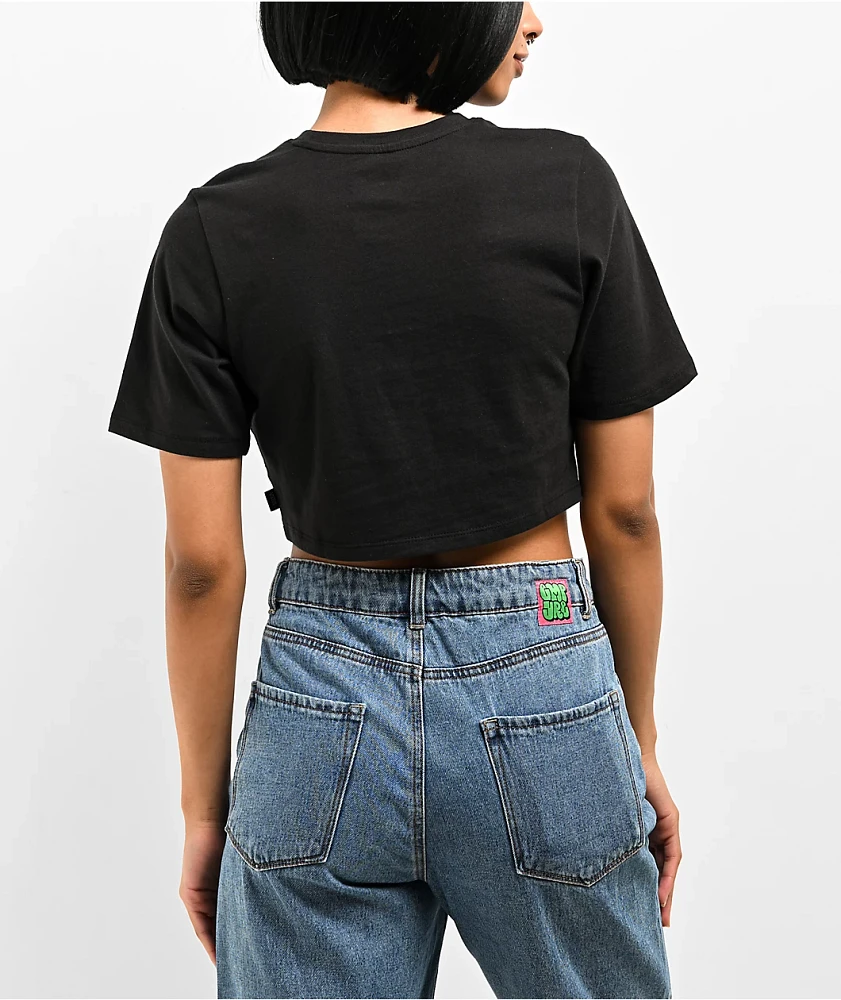 Vans Growing Ideas Black Crop T-Shirt