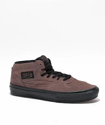 Vans Half Cab Taupe & Black Skate Shoes